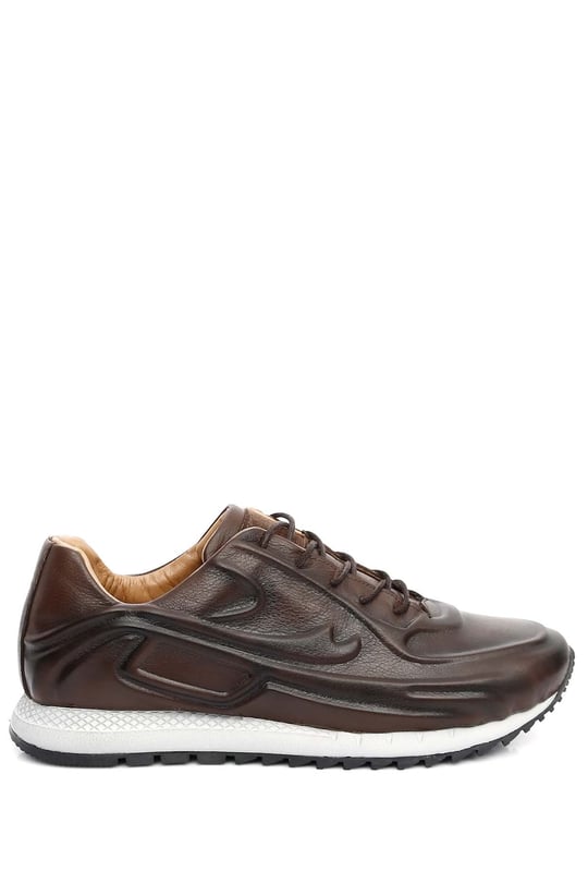 Gön Platinum Hakiki Deri Bağcıklı Erkek Sneaker 34303