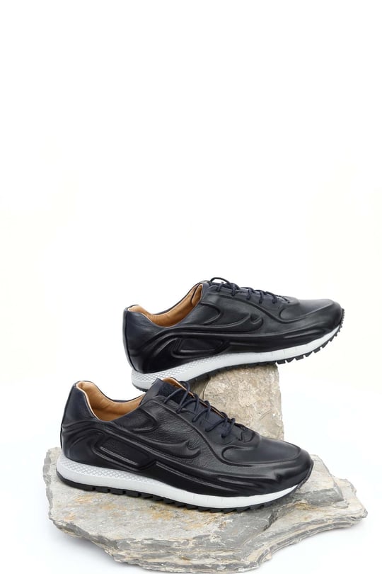 Gön Platinum Hakiki Deri Bağcıklı Erkek Sneaker 34303