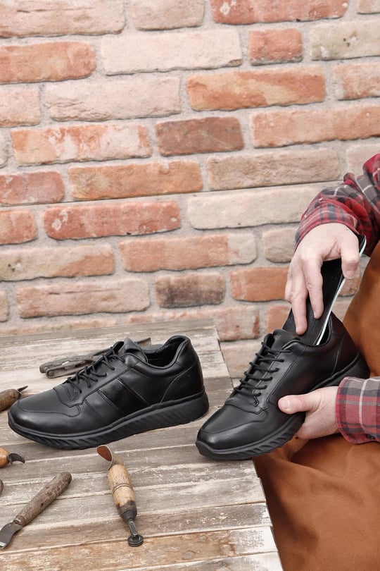 Gön Platinum Hakiki Deri Bağcıklı Erkek Sneaker 34690