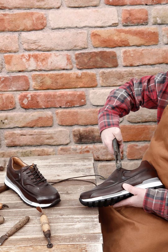 Gön Platinum Hakiki Deri Bağcıklı Erkek Sneaker 34699