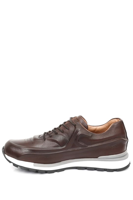 Gön Platinum Hakiki Deri Bağcıklı Erkek Sneaker 34699