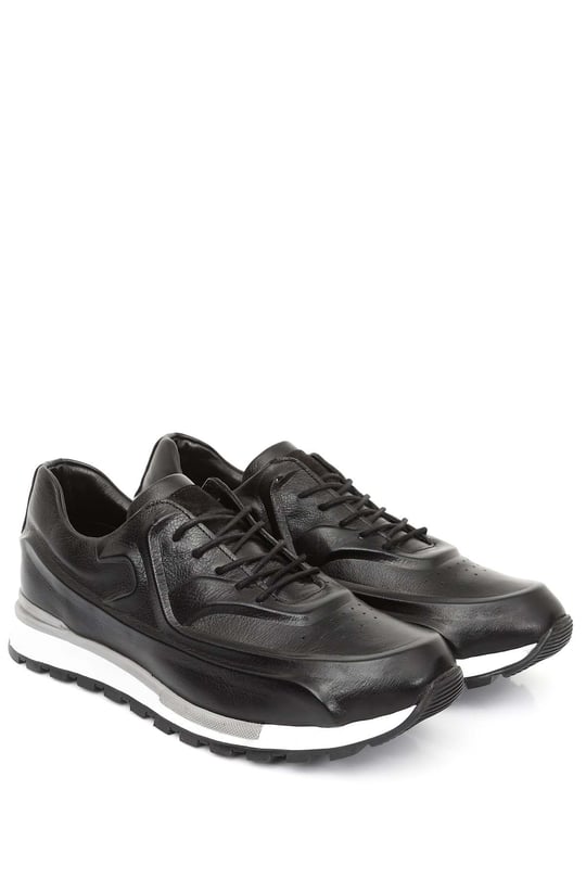 Gön Platinum Hakiki Deri Bağcıklı Erkek Sneaker 34699