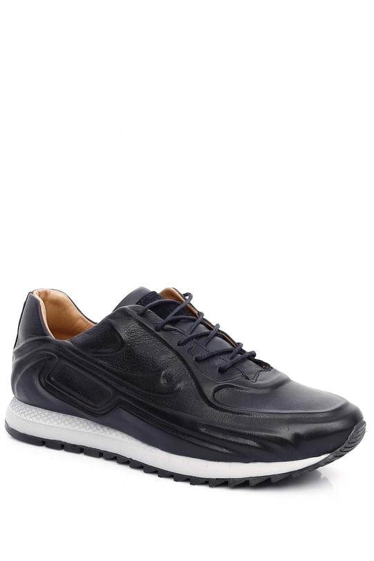 Gön Platinum Hakiki Deri Bağcıklı Erkek Sneaker 34303