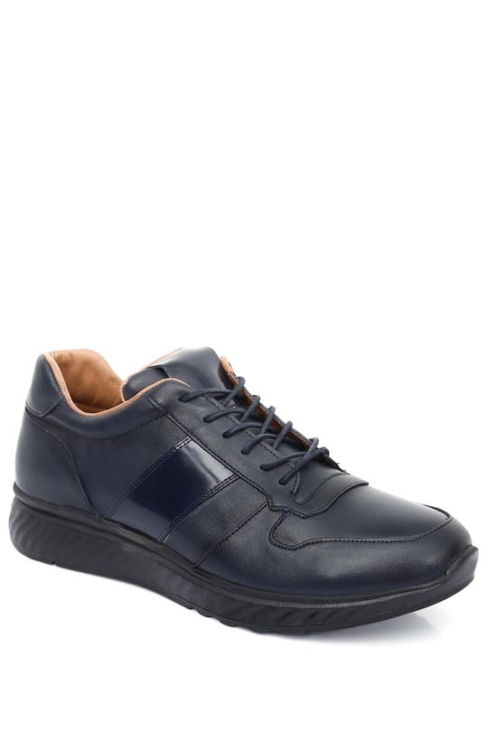 Gön Platinum Hakiki Deri Bağcıklı Erkek Sneaker 34690