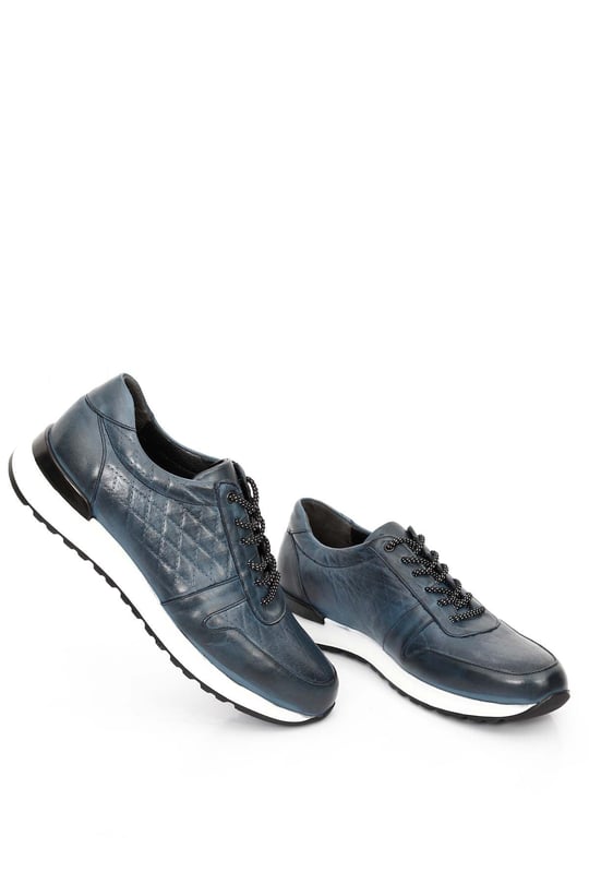 Gön Platinum Hakiki Deri Erkek Bağcıklı Günlük Sneaker 01813