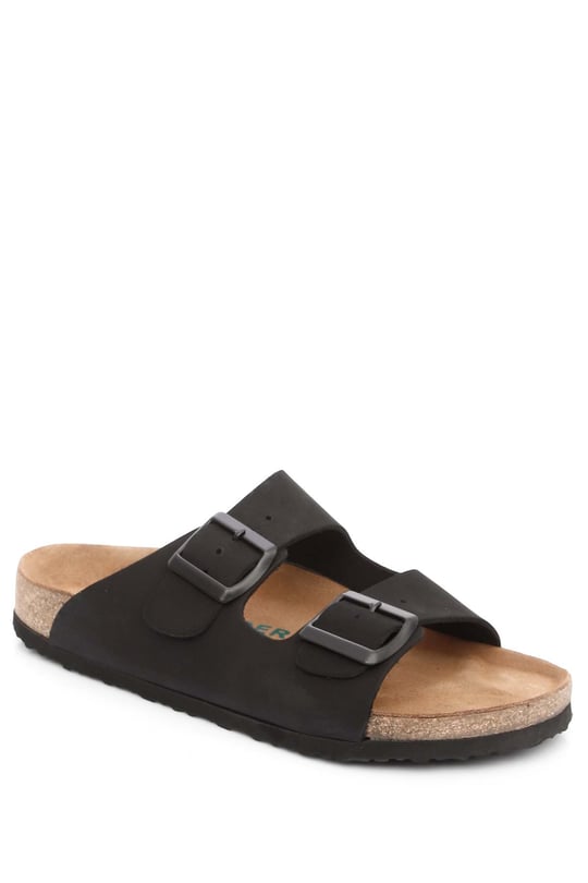 Gön  platinum Genuine  leather mushroom sole women slippers 34120