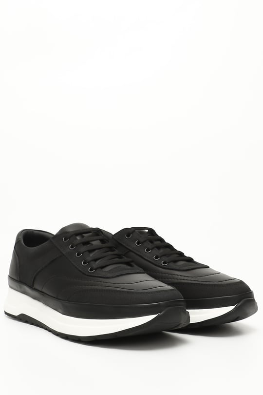 Gon Platinum Genuine Leather Round Toe Lace-Up Casual Men's Shoes 42039