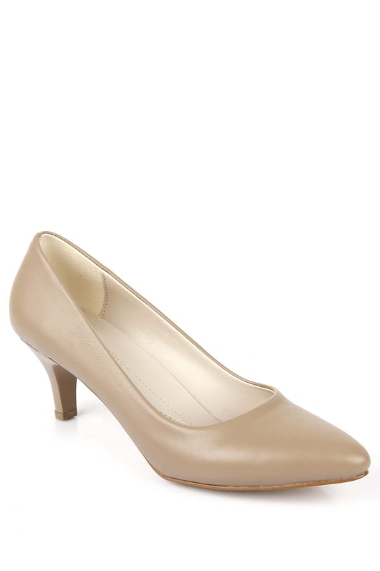 Gön Sivri Burun Orta İnce Topuklu Stiletto Kadın Ayakkabı 37140