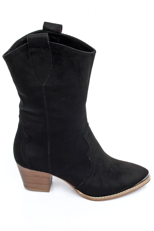 Gön Pointed  Toe Heels Western Cowboy Daily Women Boots 32144
