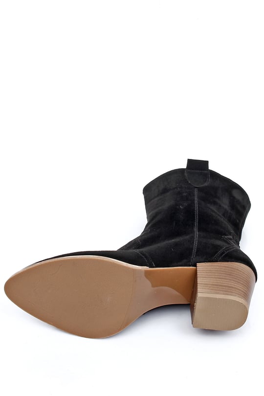 Gön Pointed  Toe Heels Western Cowboy Daily Women Boots 32144