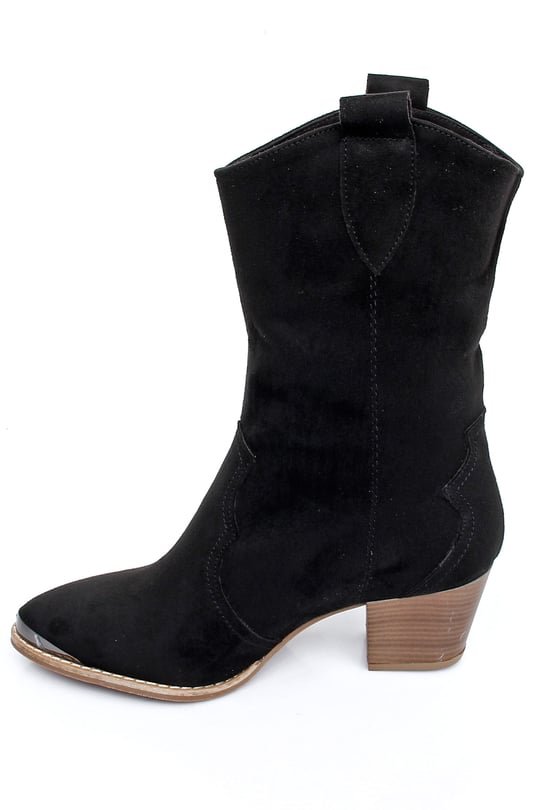 Gön Pointed  Toe Heels Western Cowboy Daily Women Boots 32144