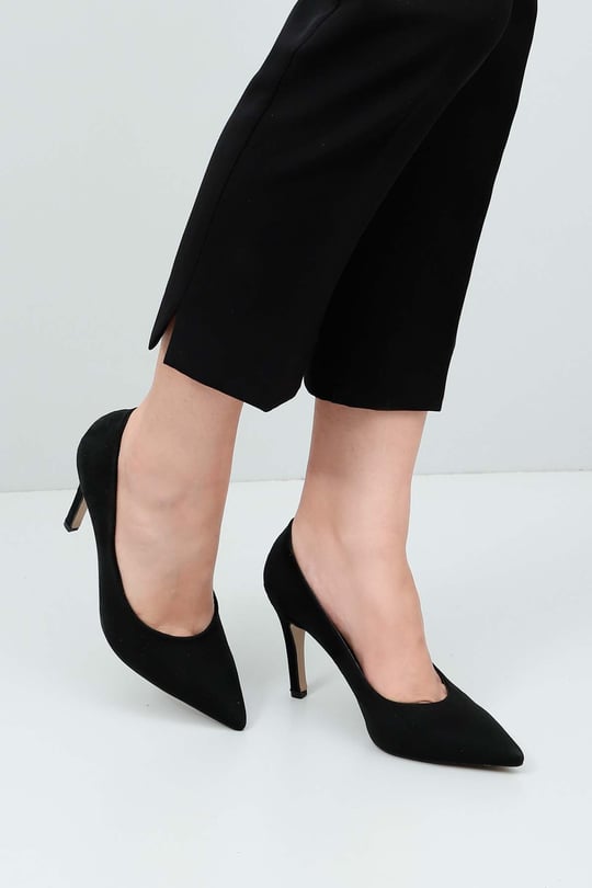Gön Sivri Burun Yüksek İnce Topuklu  Stiletto Kadın Ayakkabı 30106