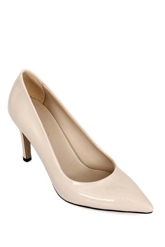 Gön Sivri Burun Yüksek İnce Topuklu  Stiletto Kadın Ayakkabı 30106