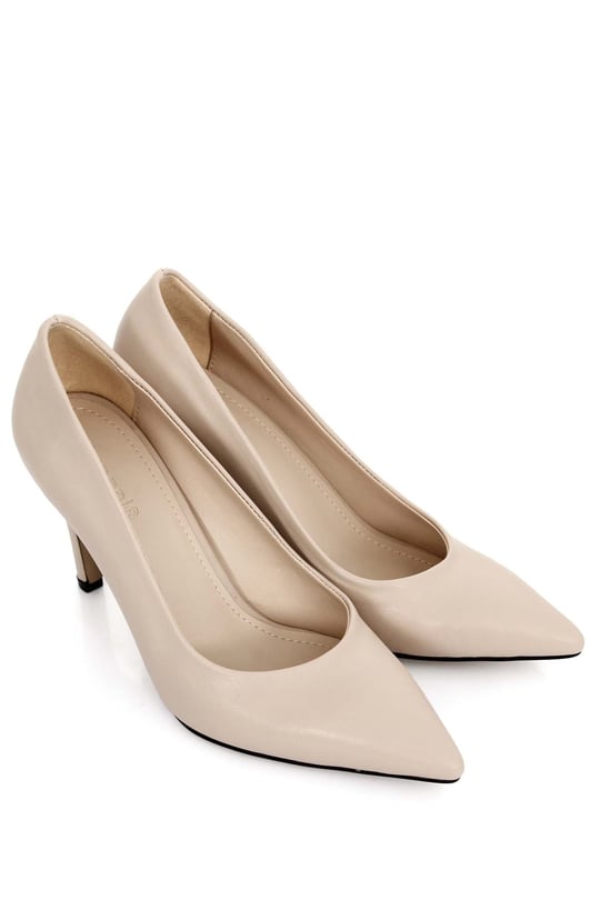 Gön Sivri Burun Yüksek İnce Topuklu  Stiletto Kadın Ayakkabı 30106