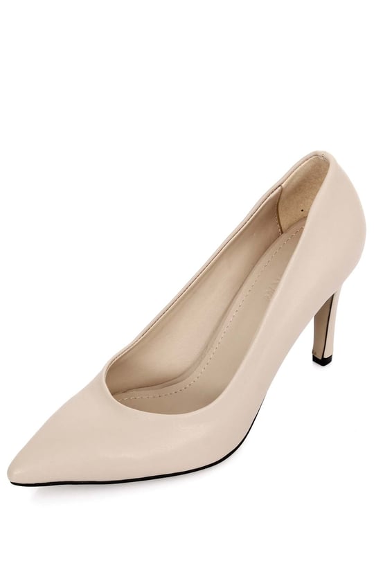 Gön Sivri Burun Yüksek İnce Topuklu  Stiletto Kadın Ayakkabı 30106