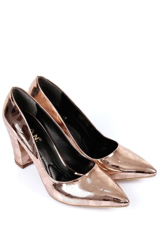 Gön Sivri Burun Yüksek Kalın Topuklu Stiletto Kadın Ayakkabı 30707