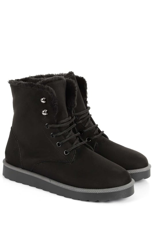 Gon Round Toe Lace-Up Zipper Women's  Postal Boots  32030