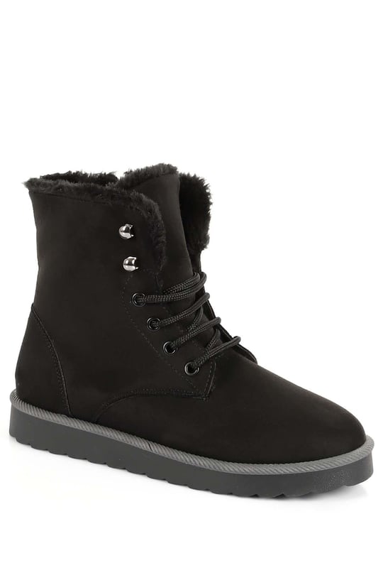 Gon Round Toe Lace-Up Zipper Women's  Postal Boots  32030