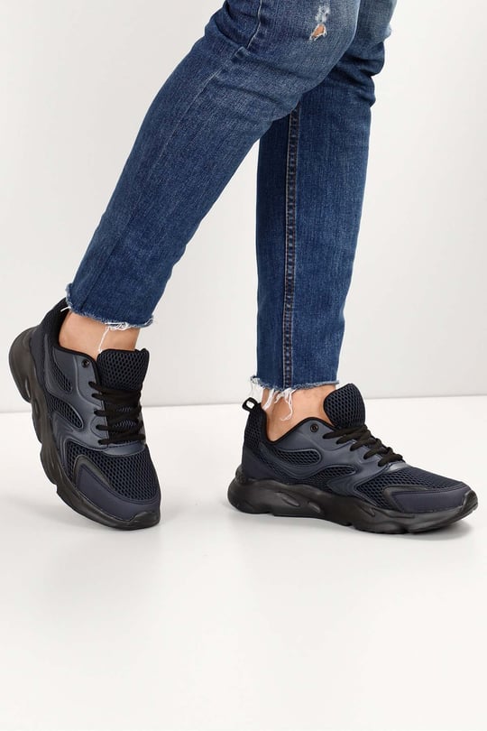 Gön Yuvarlak Burun Bağcıklı Günlük Erkek Sneaker 34630
