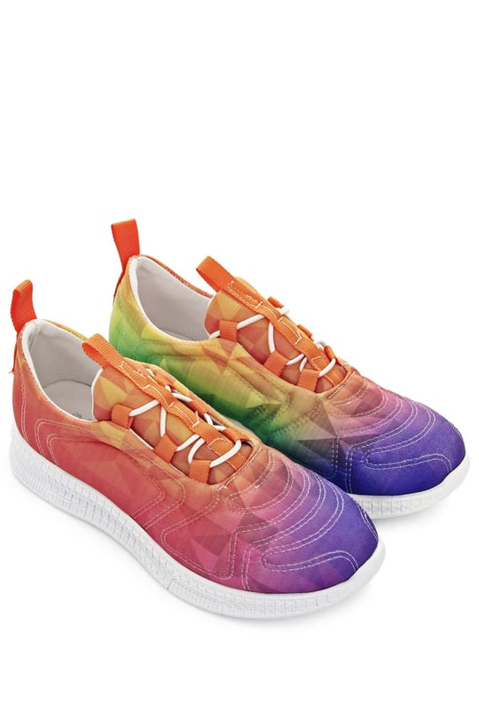 Gön Yuvarlak Burun Bağcıklı Kumaş Günlük Kadın Sneaker 37120
