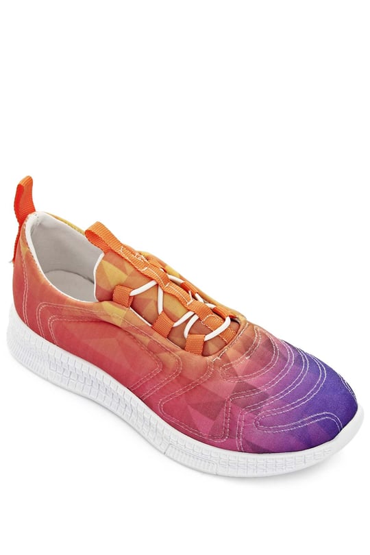 Gön Yuvarlak Burun Bağcıklı Kumaş Günlük Kadın Sneaker 37120