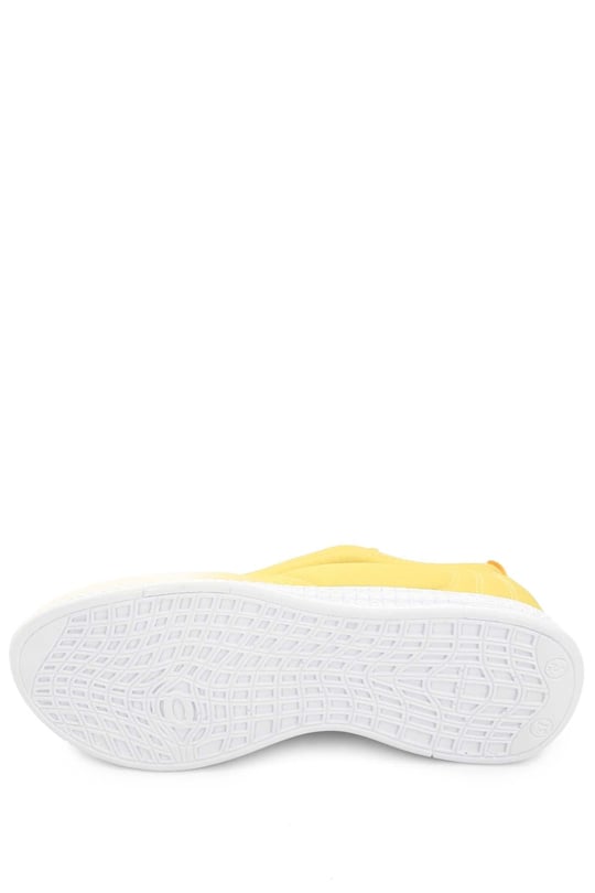 Gön Yuvarlak Burun Bağcıklı Kumaş Günlük Kadın Sneaker 37120