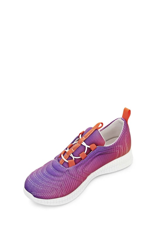 Gön Yuvarlak Burun Bağcıklı Kumaş Günlük Kadın Sneaker 37120