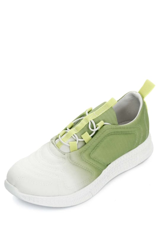 Gön Yuvarlak Burun Bağcıklı Kumaş Günlük Kadın Sneaker 37120