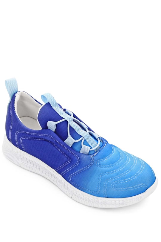 Gön Yuvarlak Burun Bağcıklı Kumaş Günlük Kadın Sneaker 37120