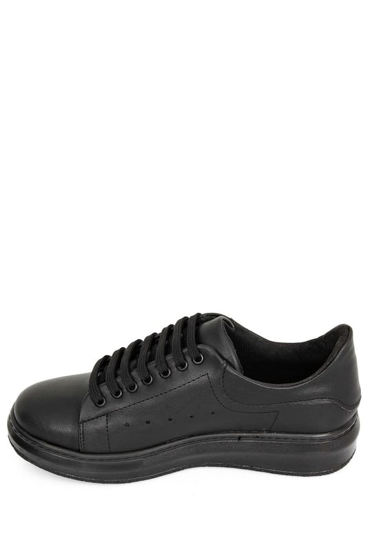 Gön Yuvarlak Burun Dolgu Taban Bağcıklı Spor Kadın Sneaker 35518
