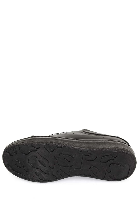 Gön Yuvarlak Burun Dolgu Taban Bağcıklı Spor Kadın Sneaker 35518