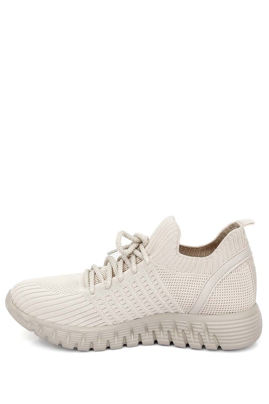 Gön Yuvarlak Burun Dolgu Taban Triko Kadın Sneaker 37500