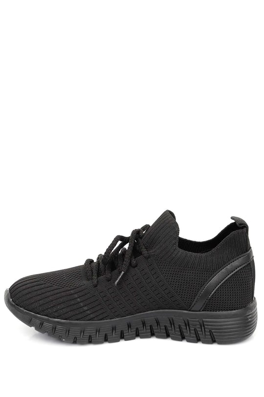 Gön Yuvarlak Burun Dolgu Taban Triko Kadın Sneaker 37500