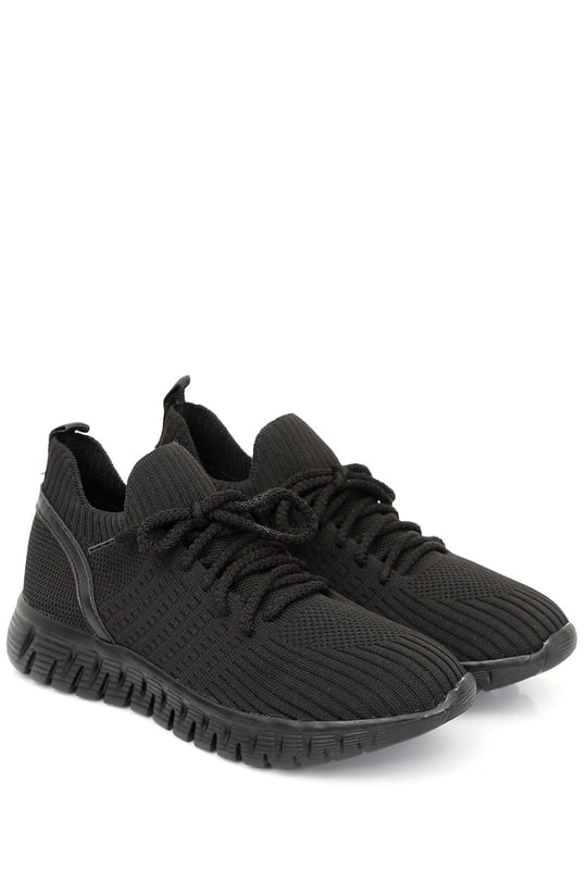 Gön Yuvarlak Burun Dolgu Taban Triko Kadın Sneaker 37500