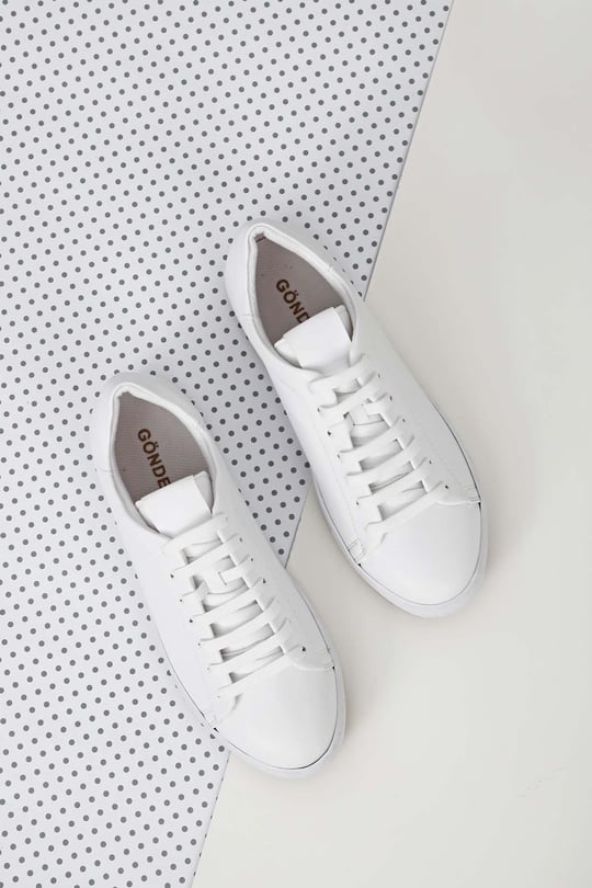 Gön Yuvarlak Burun Düz Taban Bağcıklı Spor Kadın Sneaker 35311