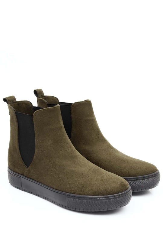 Gön Round  Nose Rubber Sole Women's Daily Bot 20025