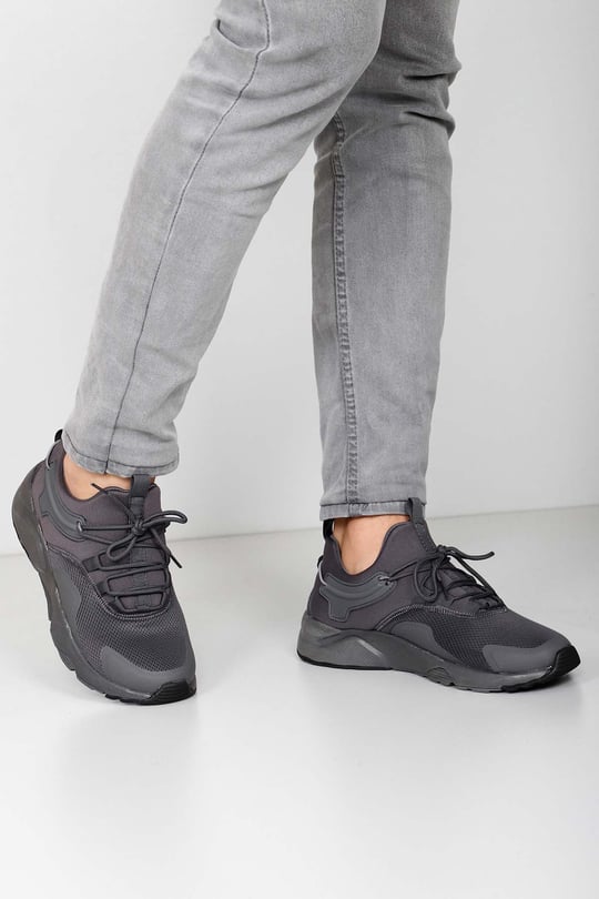 Gön Yuvarlak Burun Lastikli Bağcıklı Günlük Erkek Sneaker 39800