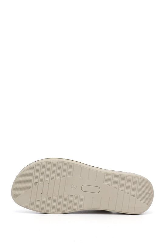 Gon Genuine Leather Filled Sole Women's Sandals 42232