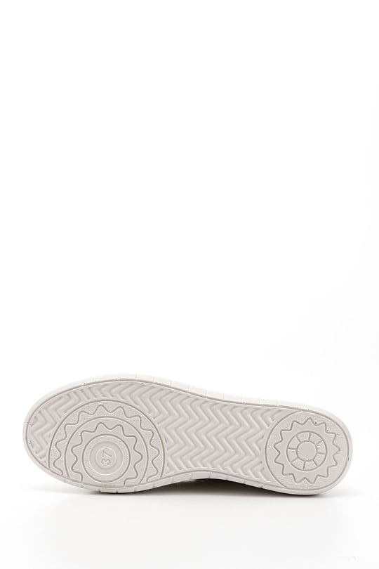 Kadın Bej Kot Triko Taşlı Comfort Dolgu Taban Sneaker