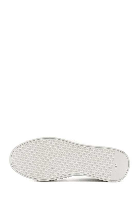 Women's White Genuine Leather Comfort Shoes
