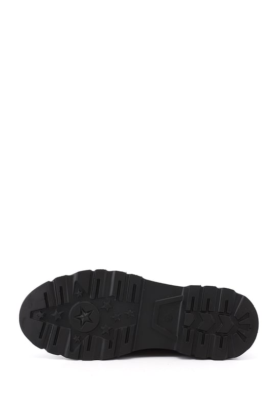 Kadın Bordo Antik Bağcıklı Hakiki Deri Comfort Ayakkabı