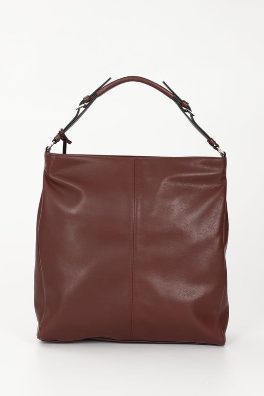 Gon Platinum Genuine Leather Large Size Women's Shoulder And Hand Bag B7081