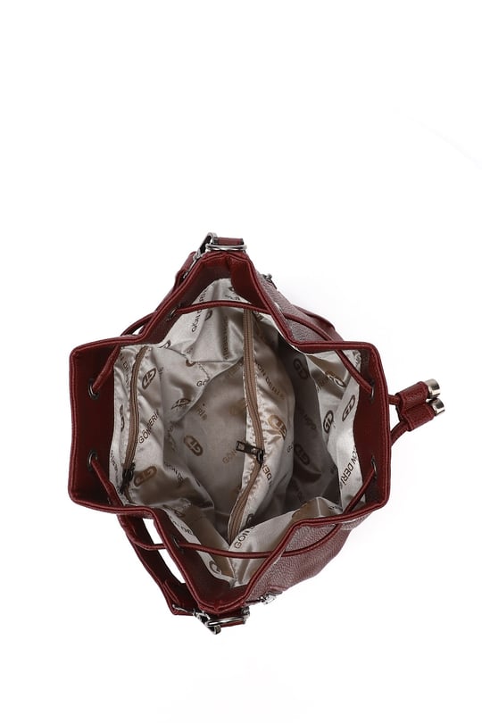 Gön Medium Women's Drawstring Shoulder and Backpack Bag Q0494