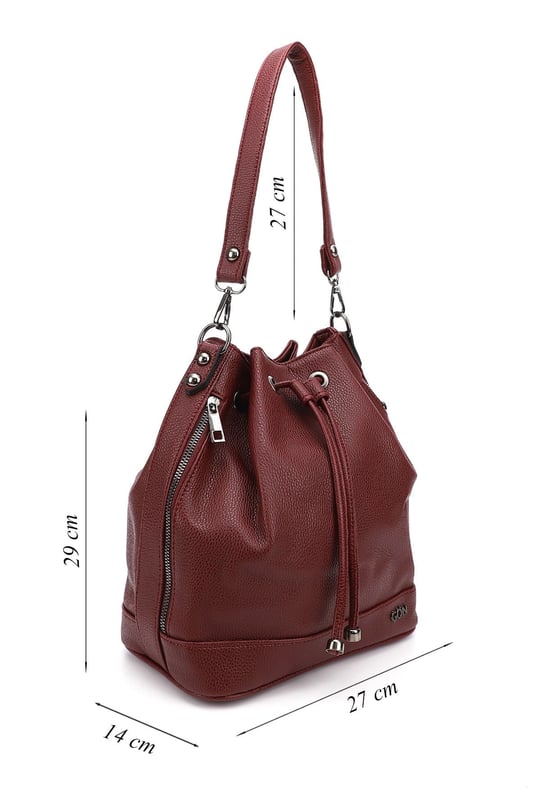 Gön Medium Women's Drawstring Shoulder and Backpack Bag Q0494
