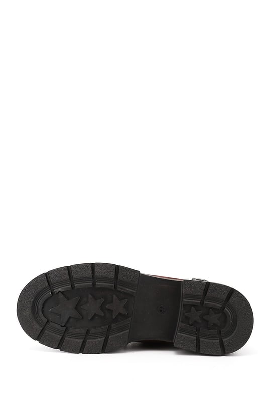 Kadın Bordo Süet Bağcıklı Hakiki Deri Comfort Ayakkabı