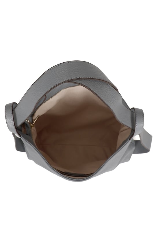 Women's Gray Floater Genuine Leather Shoulder and Backpack Bag