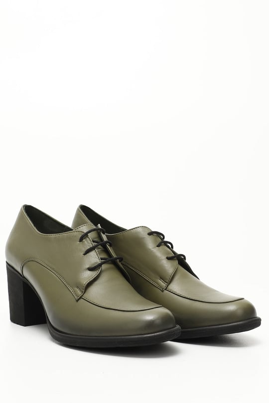 Gon Genuine Leather Women's Heeled Shoes 24071