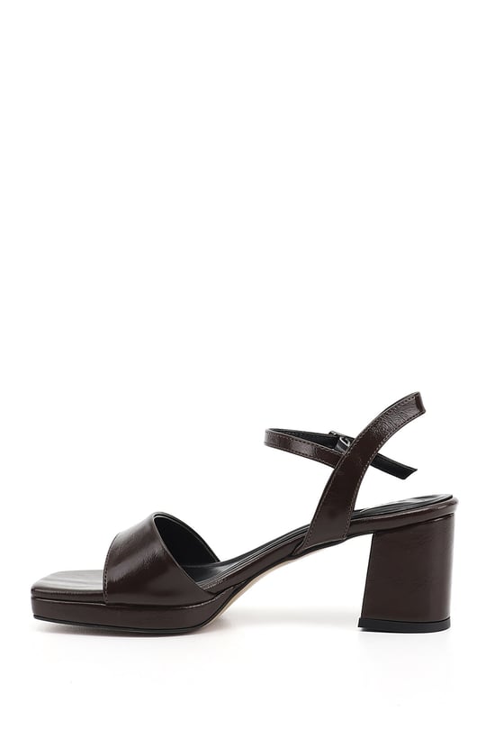 Women's Brown Ankle Tied Strappy Sandals
