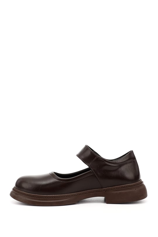 Women's Brown Mary Jane Ballet Flats