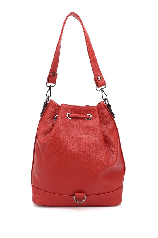 GÖNDERİ® Medium Size Women's Drawstring Shoulder And Backpack Q0494